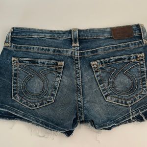 Big Star Liv distressed jean shorts. Like new!